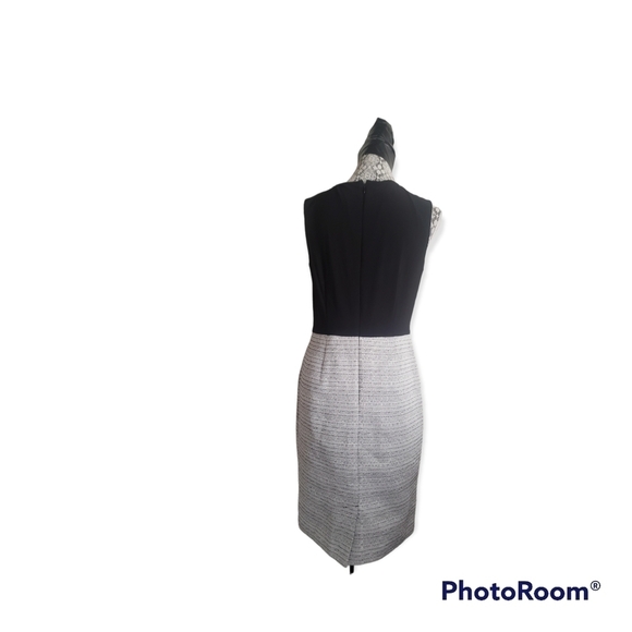 JONES New York Black And Silver Tweed Dress Suit. - Picture 5 of 16